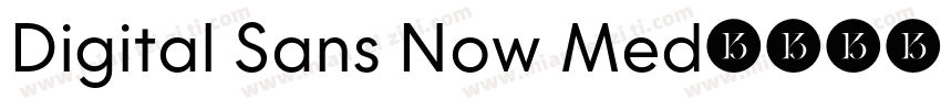 Digital Sans Now Med字体转换